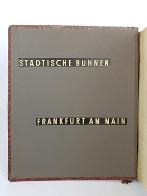 Bild des Verkufers fr Stdtische Bhnen Frankfurt am Main. [Spielzeiten 1958/59 und 1959/60]. - [Fotoalbum des Schauspielers Werner Berndt]. zum Verkauf von ANTIQUARIAT Franke BRUDDENBOOKS