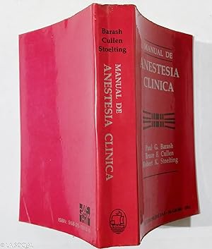 Seller image for Manual de anestesia clnica for sale by La Social. Galera y Libros