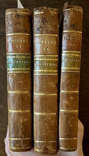 La Fontaine, 1809, French | Oeuvres de La Fontaine, Oeuvres Diverse de la Fontaine, Paris, Imprim...