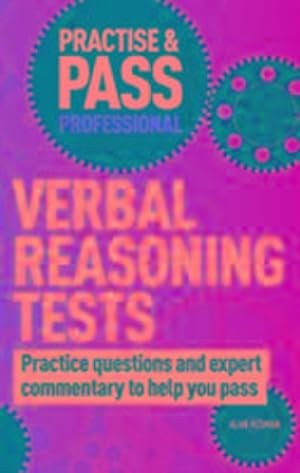 Bild des Verkufers fr Practise & Pass Professional: Verbal Reasoning Tests zum Verkauf von Smartbuy