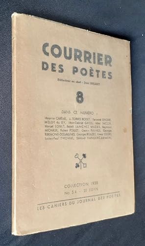 Immagine del venditore per Courrier des potes n8, 1938 - venduto da Le Livre  Venir