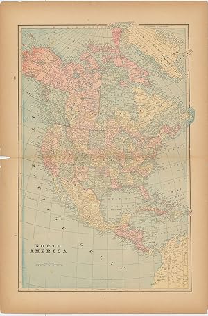 North America [with] Dominion of Canada [and] New Brunswick & Nova Scotia.