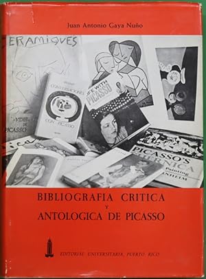 Imagen del vendedor de Bibliografa crtica y antolgica de Picasso a la venta por Librera Alonso Quijano