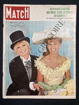 Image du vendeur pour PARIS MATCH-N834-3 AVRIL 1965-BRIGITTE BARDOT ET JEANNE MOREAU mis en vente par Yves Grgoire