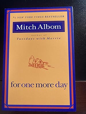 For One More Day, *SIGNED*, First Edition, New
