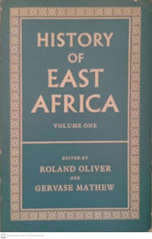 Seller image for History of East Africa (volume one) for sale by Llibres Capra