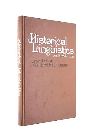 Seller image for Historical Linguistics: An Introduction for sale by M Godding Books Ltd