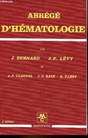 Seller image for Abrg d'hmatologie - 2e dition. for sale by Le-Livre