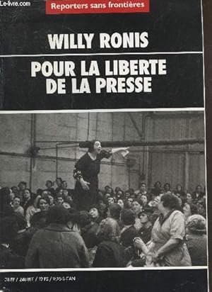 Seller image for Willy Ronis - Pour la libert de la presse for sale by Le-Livre