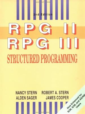 Image du vendeur pour RPG II and RPG III Structured Programming mis en vente par BuenaWave