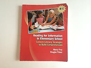 Seller image for Reading for Information in Elementary School: Content Literacy Strategies to Build Comprehension for sale by BuenaWave