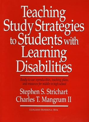 Image du vendeur pour Teaching Study Strategies to Students With Learning Disabilities mis en vente par Reliant Bookstore