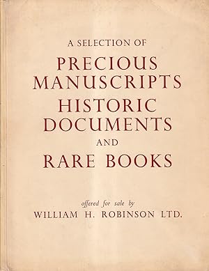 A Selection of Precious Manuscripts, Historic Documents and Rare Books the Majority from the Coll...