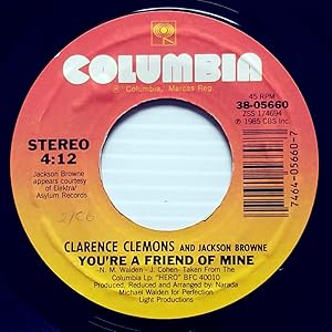 Seller image for You're A Friend of Mine / Let The Music Say It [7" 45 rpm Single] for sale by Kayleighbug Books, IOBA