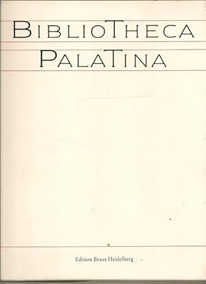 Bibliotheca Palatina. ( in 2 BÄNDEN) - komplett. Bildband + Texband.