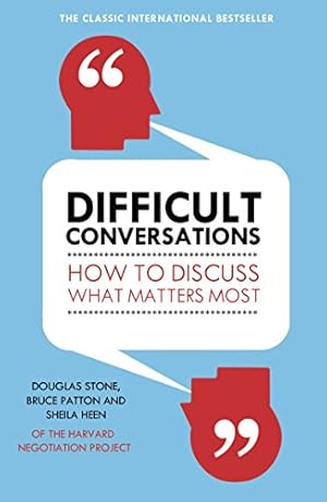 Imagen del vendedor de Difficult Conversations: How to Discuss What Matters Most [Soft Cover ] a la venta por booksXpress