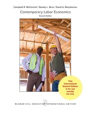 Seller image for Contemporary Labor Economics (COLLEGE IE OVERRUNS) for sale by WeBuyBooks