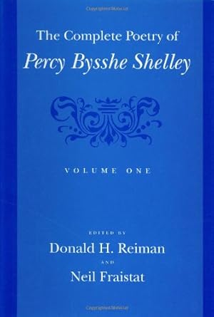 Seller image for The Complete Poetry of Percy Bysshe Shelley, Vol. 1 [Hardcover ] for sale by booksXpress