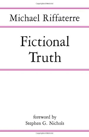 Imagen del vendedor de Fictional Truth (Parallax: Re-visions of Culture and Society) by Riffaterre, Michael [Paperback ] a la venta por booksXpress