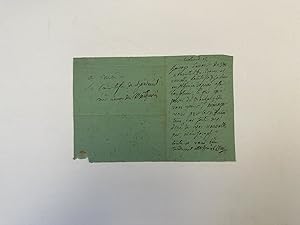 MADAME LE BREUILLY AUTOGRAPH LETTER SIGNED