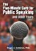 Bild des Verkufers fr The Five-minute Cure for Public Speaking and Other Fears [Soft Cover ] zum Verkauf von booksXpress