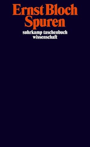 Seller image for Gesamtausgabe in 16 Bnden. stw-Werkausgabe. Mit einem Ergnzungsband: Band 1: Spuren (suhrkamp taschenbuch wissenschaft) for sale by Gerald Wollermann