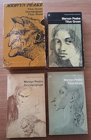 Seller image for Titus Groan, Gormenghast, Titus Alone: 3 Volume Boxed Set for sale by Everybody Knows Books