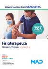 Fisioterapeuta. Temario general volumen 2. Servicio Vasco de Salud (Osakidetza)