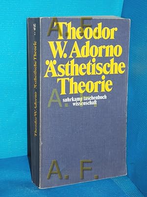 Bild des Verkufers fr sthetische Theorie : [aus d. Nachlass hrsg., vom Autor nicht vollendet] Theodor W. Adorno. [Hrsg. von Gretel Adorno u. Rolf Tiedemann] / suhrkamp-taschenbcher wissenschaft , 2 zum Verkauf von Antiquarische Fundgrube e.U.