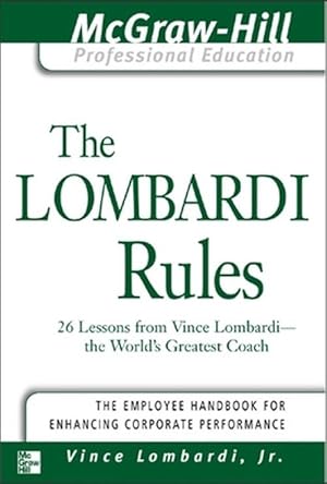 Immagine del venditore per The Lombardi Rules (Spiral) venduto da Grand Eagle Retail