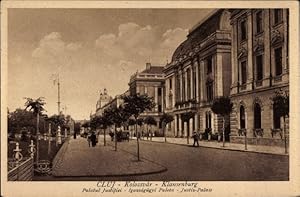 Bild des Verkufers fr Ansichtskarte / Postkarte Kolozsvar Cluj Rumnien, Blick auf d. Justizpalast zum Verkauf von akpool GmbH