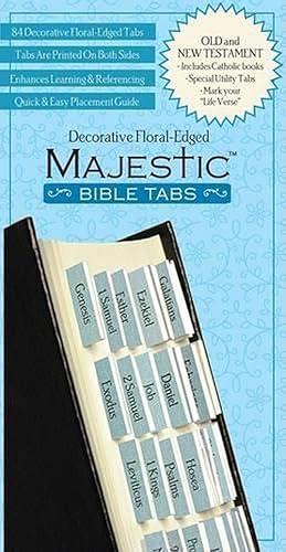 Image du vendeur pour Majestic Floral-Edged Bible Tabs (Book & Merchandise) mis en vente par Grand Eagle Retail