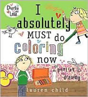 Immagine del venditore per I Absolutely Must Do Coloring Now or Painting or Drawing (Paperback) venduto da Grand Eagle Retail