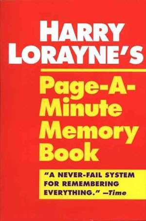 Seller image for Harry Lorayne's Page-a-Minute Memory Book (Paperback) for sale by Grand Eagle Retail