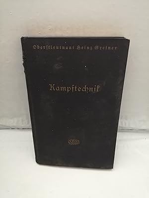 Image du vendeur pour Kampftechnik. Ausgaben zum Studium mit Lsungen und kurzen Besprechungen im Rahmen des verst. Inf. Batl. und teilweise kleinerer Berbnde (Incluye 15 mapas desplegables embuchados) mis en vente par Libros Angulo