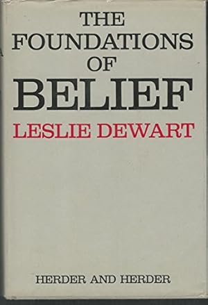 Seller image for Foundations of Belief for sale by WeBuyBooks