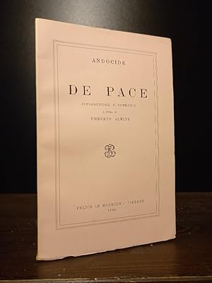 Imagen del vendedor de Andocide. De Pace. Introduzione e commento a cura di Umberto Albini. (= Testi greci e latini con commento filologico, vol. 3). a la venta por Antiquariat Kretzer