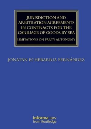 Seller image for Jurisdiction and Arbitration Agreements in Contracts for the Carriage of Goods by Sea (Paperback) for sale by Grand Eagle Retail