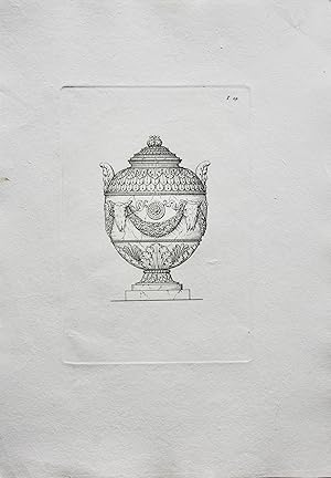 Antike Vase mit Widderkopf-Dekor aus der ehemaligen Sammlung von Sir Thomas Hope