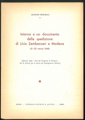 Intorno a un documento della spedizione di Livio Zambeccari a Modena (21-22 marzo 1848)