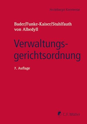 Bild des Verkufers fr Verwaltungsgerichtsordnung (Heidelberger Kommentar) zum Verkauf von buchlando-buchankauf