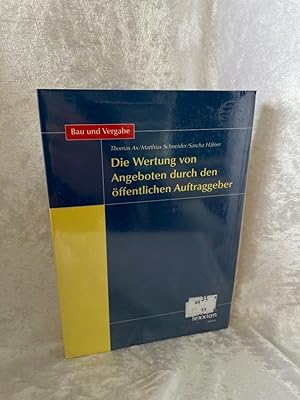 Seller image for Die Wertung von Angeboten durch den ffentlichen Auftraggeber for sale by Antiquariat Jochen Mohr -Books and Mohr-