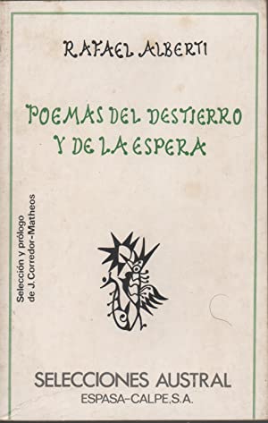 Seller image for POEMAS DEL DESTIERRO Y DE LA ESPERA Seleccin y prlogo de J. Corredor-Matheos for sale by Librovicios