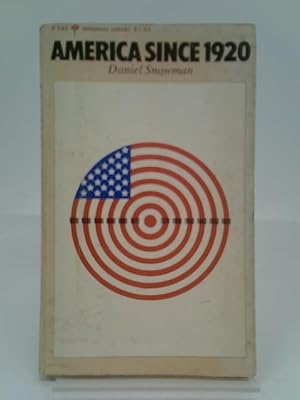 Bild des Verkufers fr America Since 1920 zum Verkauf von World of Rare Books