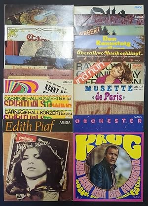 20 verschiedene AMIGA Schallplatten 12" LP Manfred Krug, Peter Alexander, Herbert Roth, Ray Conni...