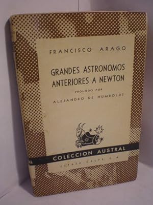 Bild des Verkufers fr Grandes astrnomos anteriores a Newton. Austral 426 zum Verkauf von Librera Antonio Azorn