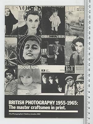 Imagen del vendedor de British Photography 1955 - 1965; The Master Craftsmen in Print a la venta por Joe Orlik Books