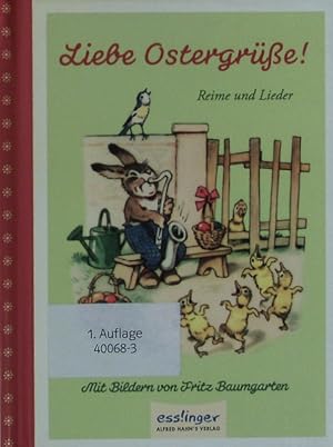 Image du vendeur pour Liebe Ostergre! Reime und Lieder. mis en vente par Antiquariat Bookfarm