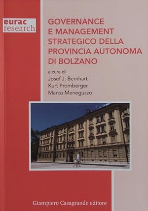 Bild des Verkufers fr Governance e management strategico della Provincia Autonoma di Bolzano. zum Verkauf von Antiquariat Bookfarm