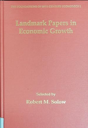 Image du vendeur pour Landmark papers in economic growth. mis en vente par Antiquariat Bookfarm